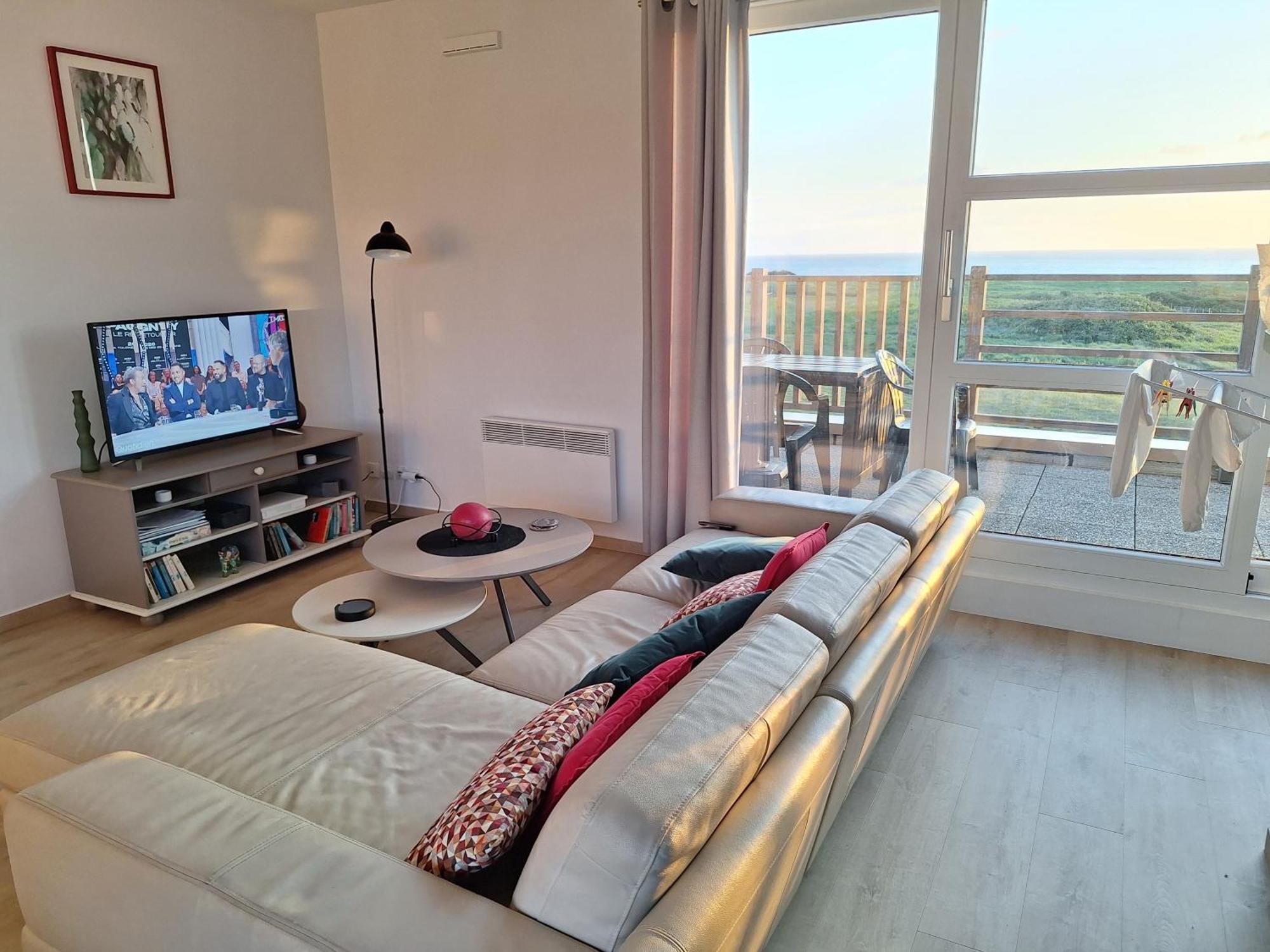 Exceptionnel Penthouse Vue Mer Wimereux Exteriör bild